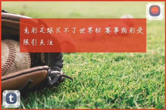 竞彩足球买不了世界杯 赛事购彩受限引关注