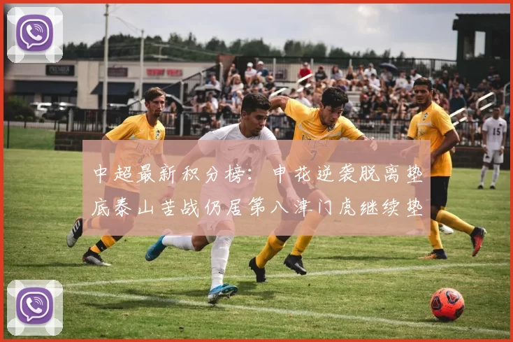 中超最新积分榜：申花逆袭脱离垫底泰山苦战仍居第八津门虎继续垫底陷入困境