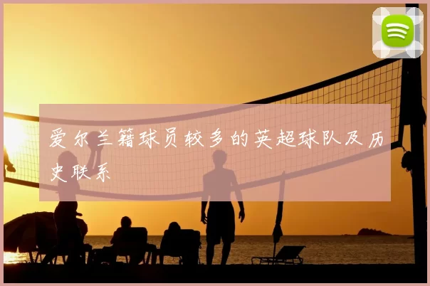 爱尔兰籍球员较多的英超球队及历史联系